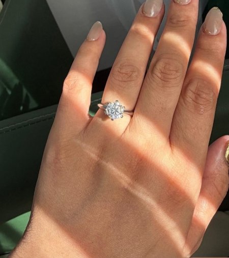 خاتم"سولتير 3ct"